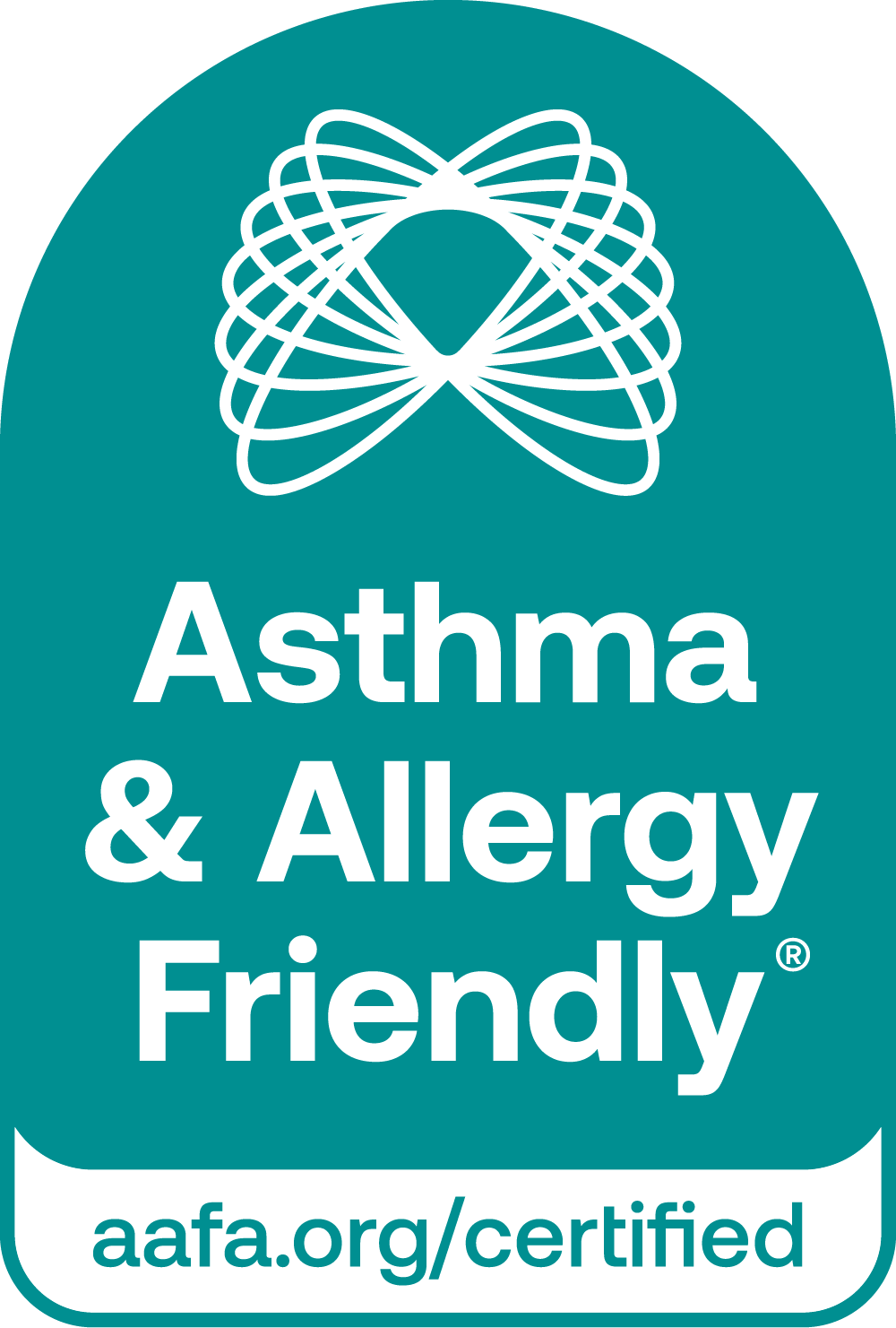 Asthma & Allergy Friendly. aafa.org/certified.