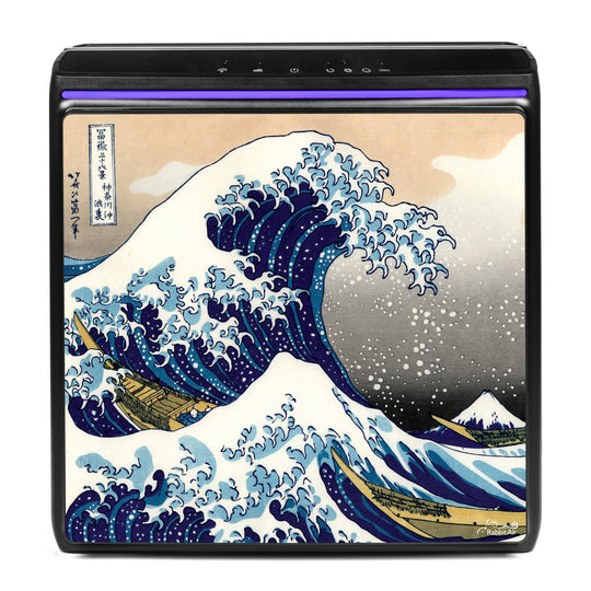 Rabbit Air A3 ULTRA QUIET AIR PURIFIER - Great Wave and Black
